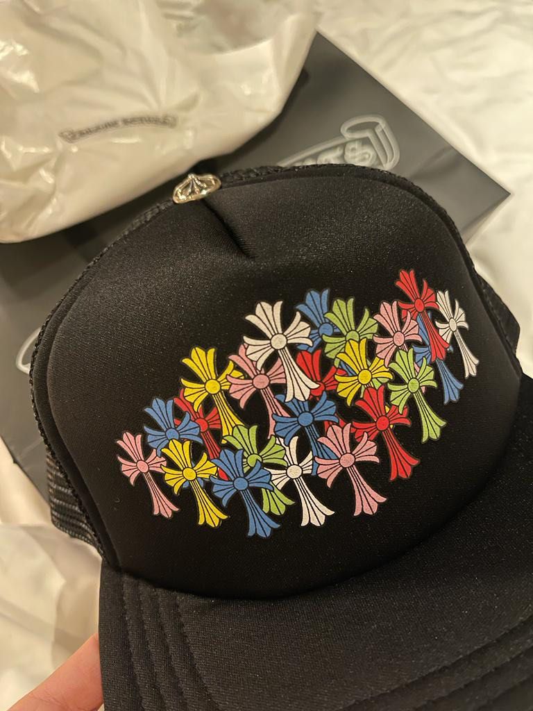 Chrome Hearts Multicolor Cross Trucker Cap, Men's Fashion, Watches ...
