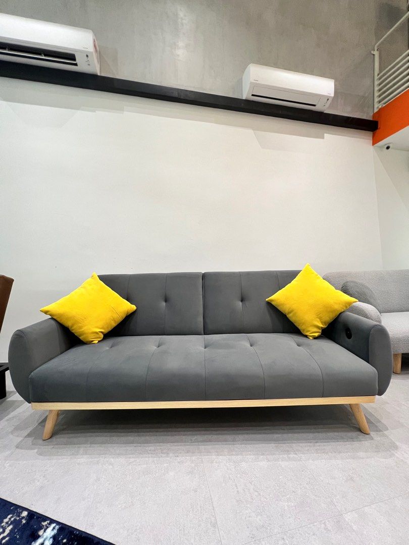 Click Clack Sofabed with Arms & USB port, Furniture & Home Living