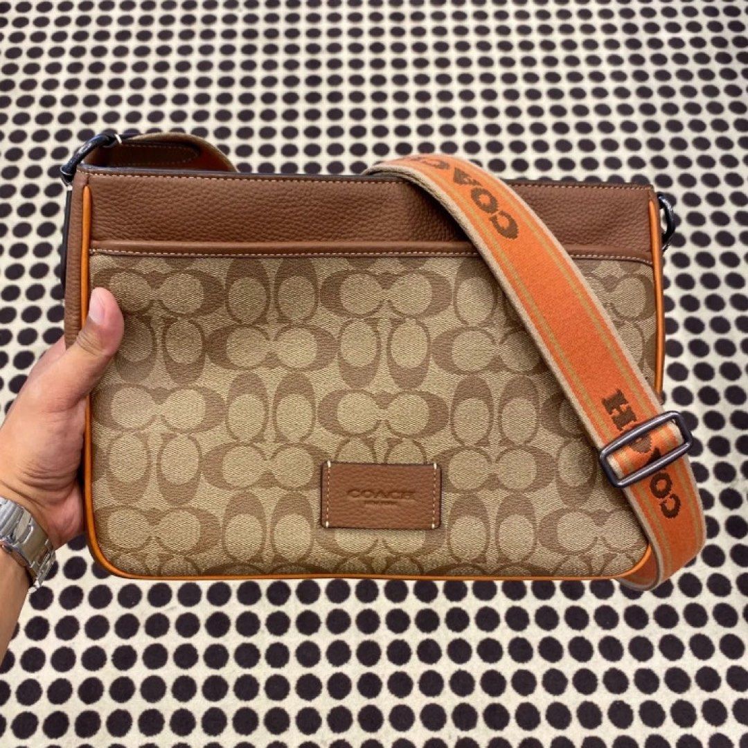 Mens crossbody top bag coach