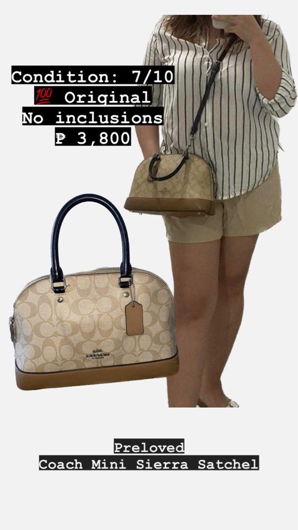 Coach mini sierra price philippines shop