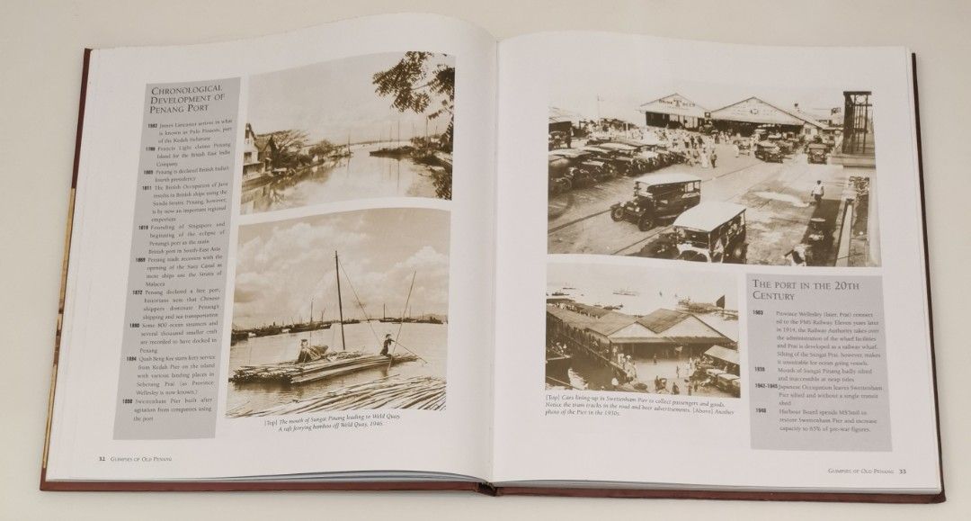 Coffee table book. Glimpses of Old Penang, Hobbies & Toys, Books