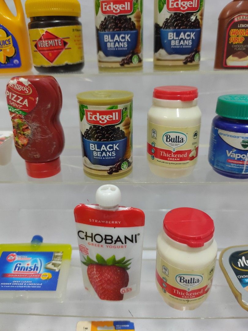 COLES SUPERMARKET FOOD UTENSILS MINIATURE FOR BARBIE LICCA DOLL DIORAMA