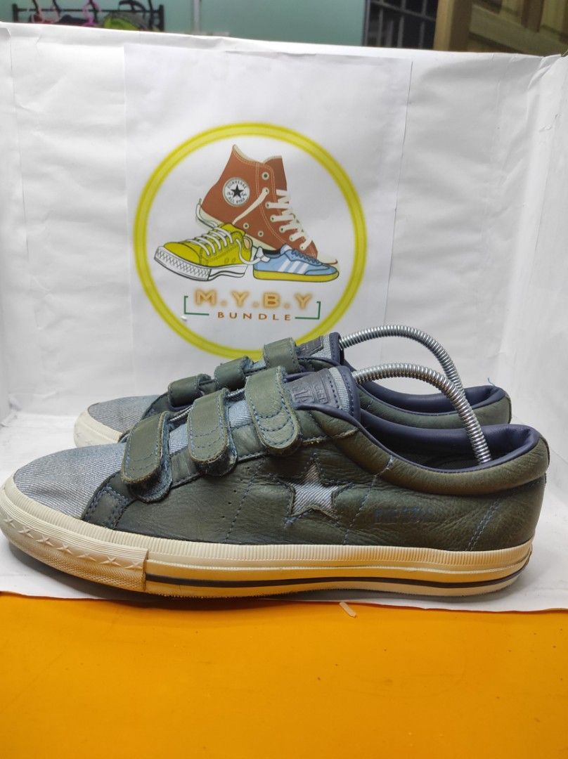 Converse one star velcro size 9.5 43eur 27.5cm Men s Fashion