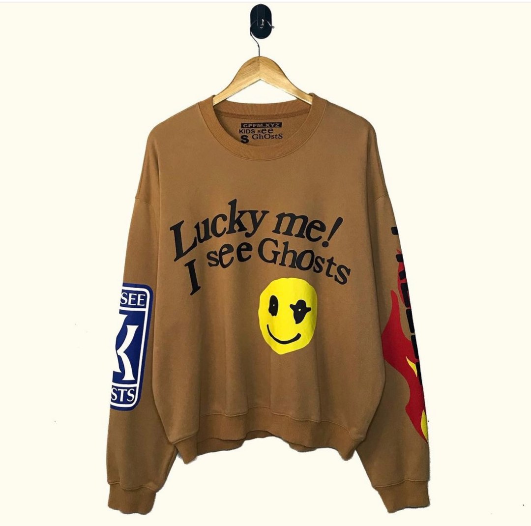 Kids see ghosts lucky me crewneck clearance