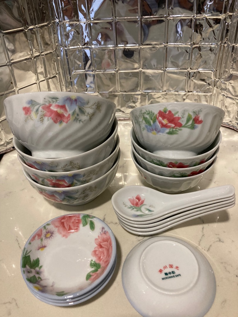 Crockery China ware, Furniture & Home Living, Kitchenware & Tableware, Dinnerware & Cutlery on