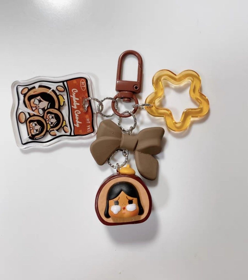 Crybaby pop bean keychain, Women's Fashion, Watches & Accessories