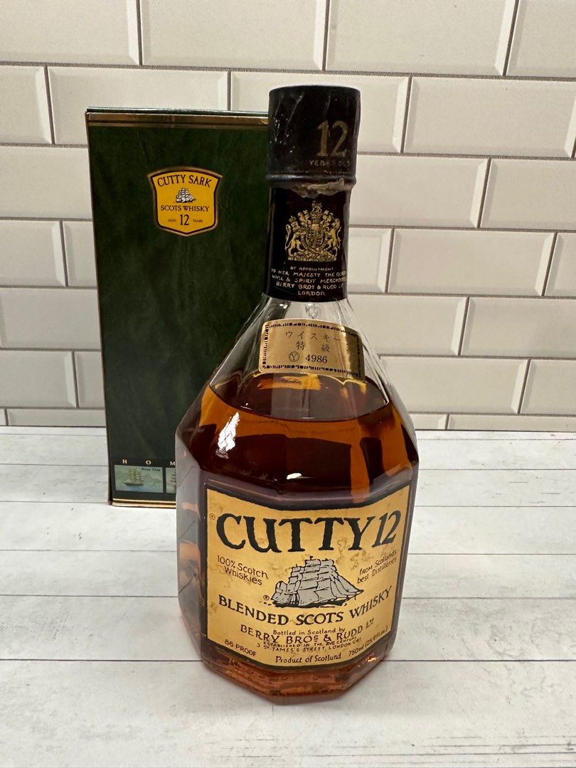陳年Cutty 12 Blended Scots Whisky 750ml 低水(特惠價，勿議), 嘢食 嘢飲, 酒精飲料- Carousell