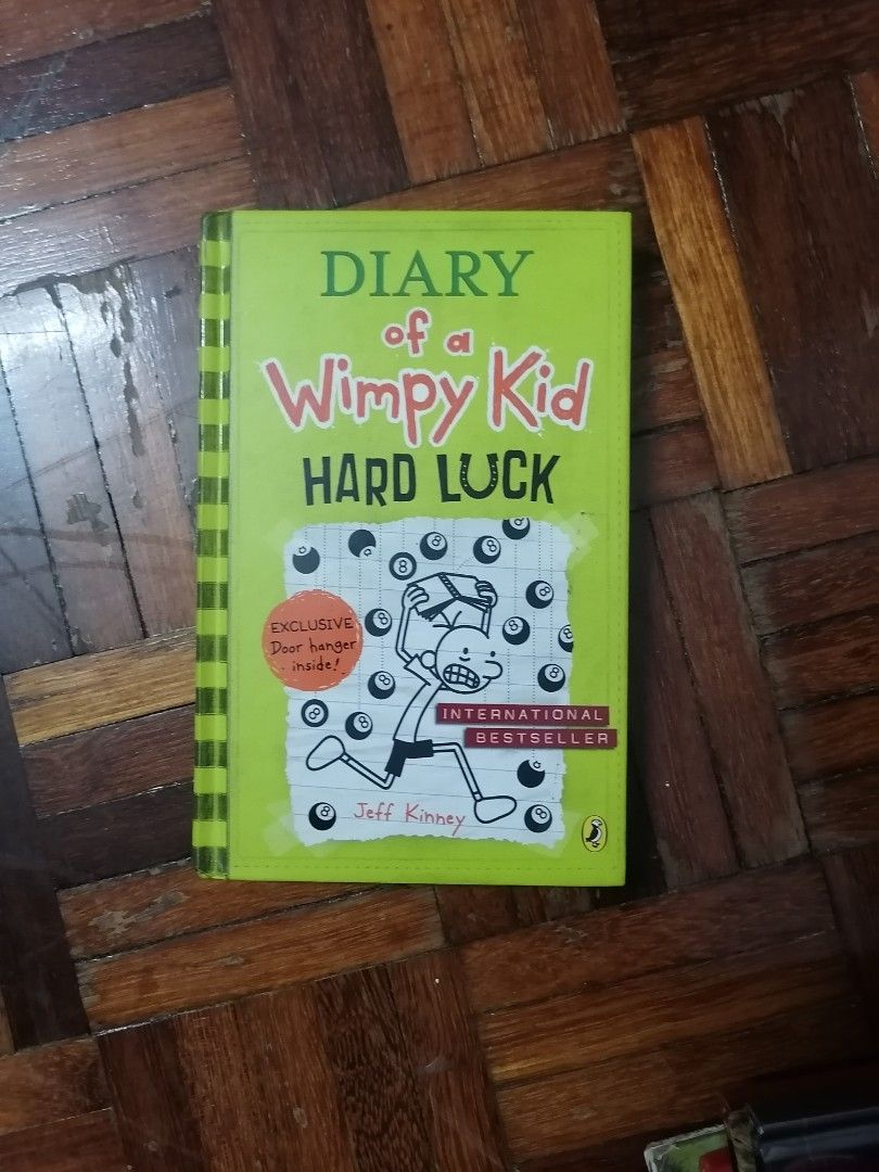 Diary of a Wimpy Kid Hard Luck Novel by Jeff Kinney, Hobbies & Toys