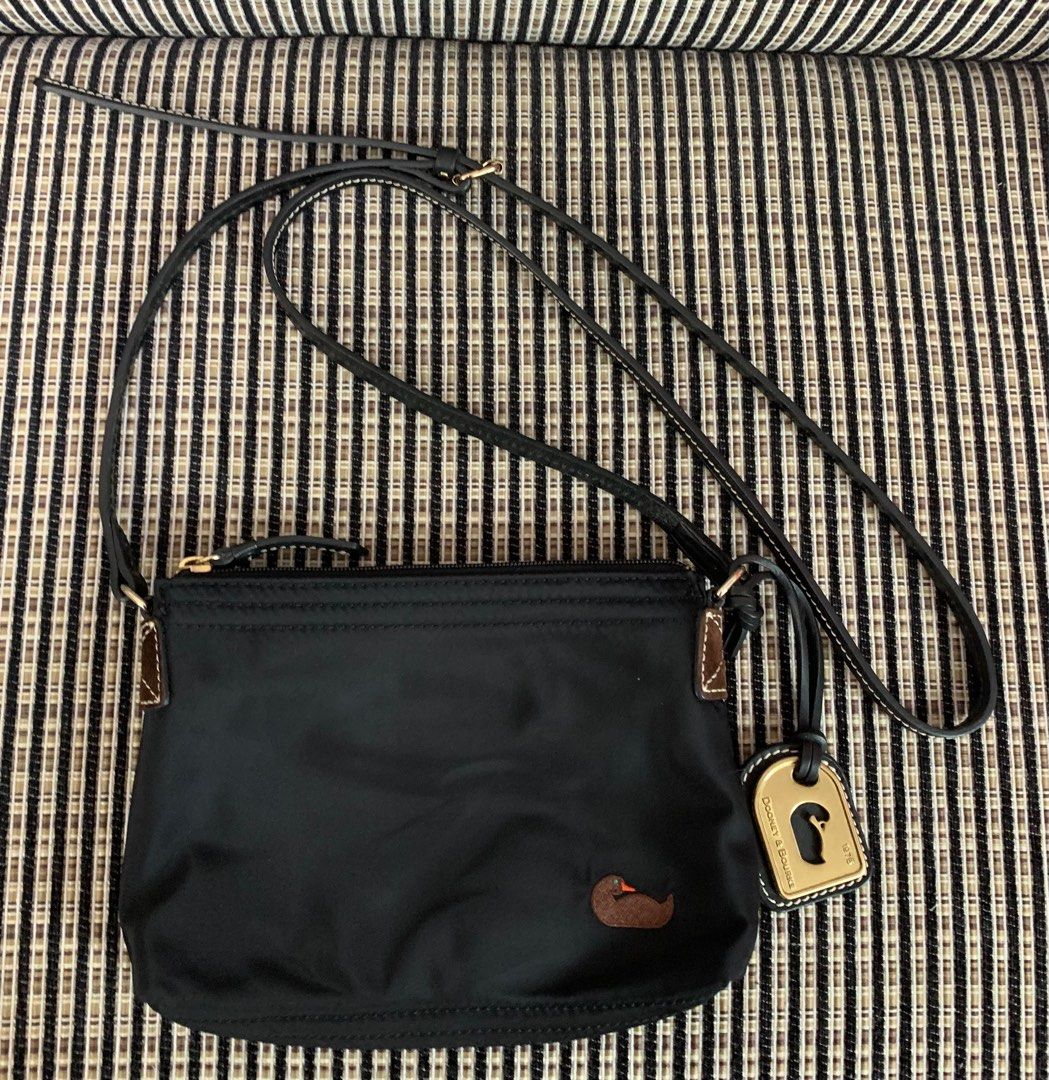 Dooney and bourke black nylon crossbody on sale