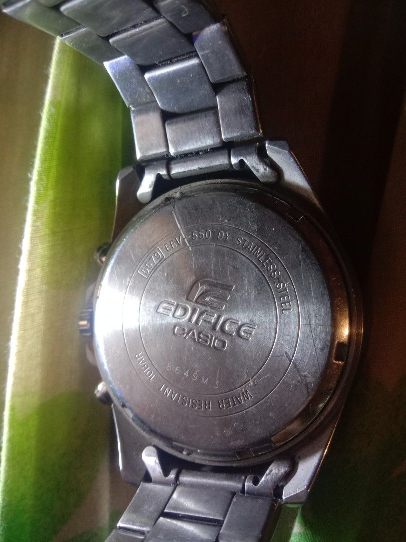 EDIFICE CASIO EFV 550 STAINLESS STEEL Luxury Watches on Carousell