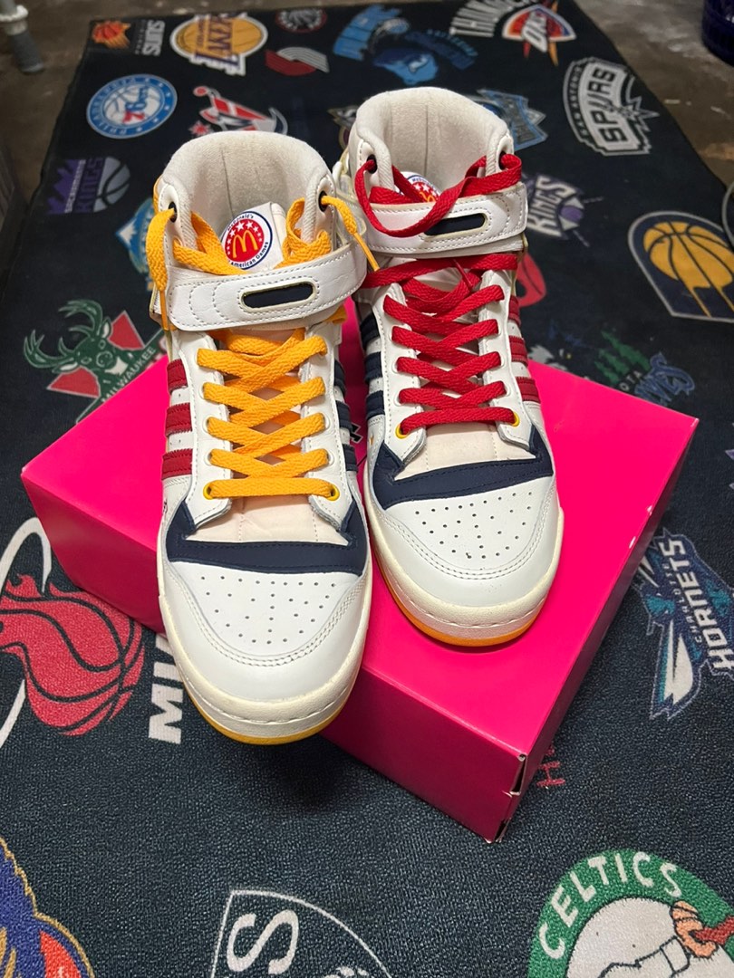 Eric emanuel x adidas forum 84 high, Men's Fashion, Footwear, Sneakers on  Carousell