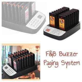 F and B Buzzer Paging System