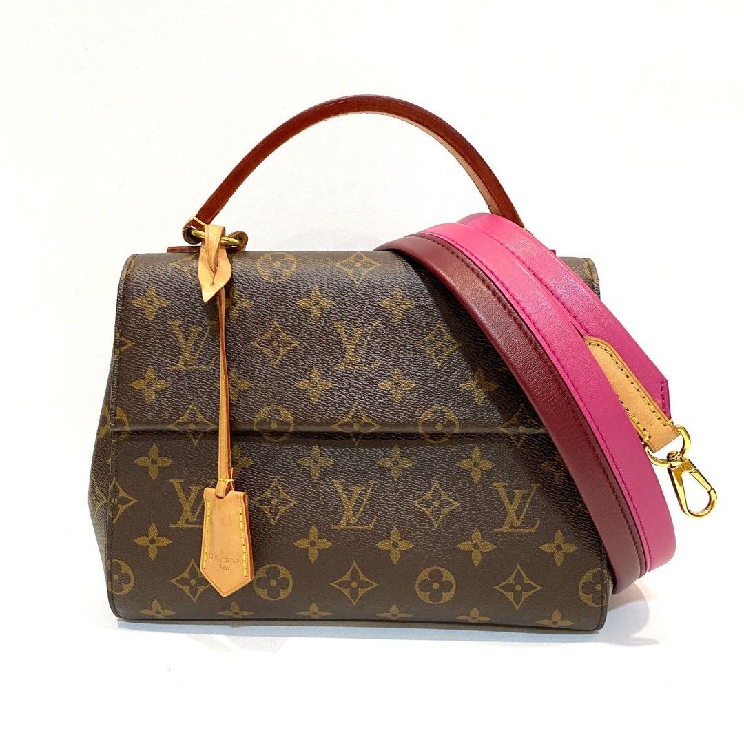 Louis Vuitton Monogram Cluny BB Bordeaux Fuchsia