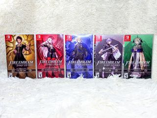 Fire Emblem Three Houses (US) Alternate Cover Arts w/ Case and Custom Spine