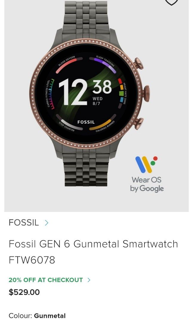 Fossil gen hot sale 4 gunmetal