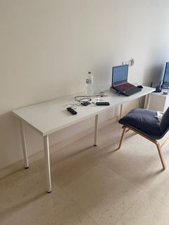 Full set table from IKEA Langkapten 200x60 and 5 ADILS legs