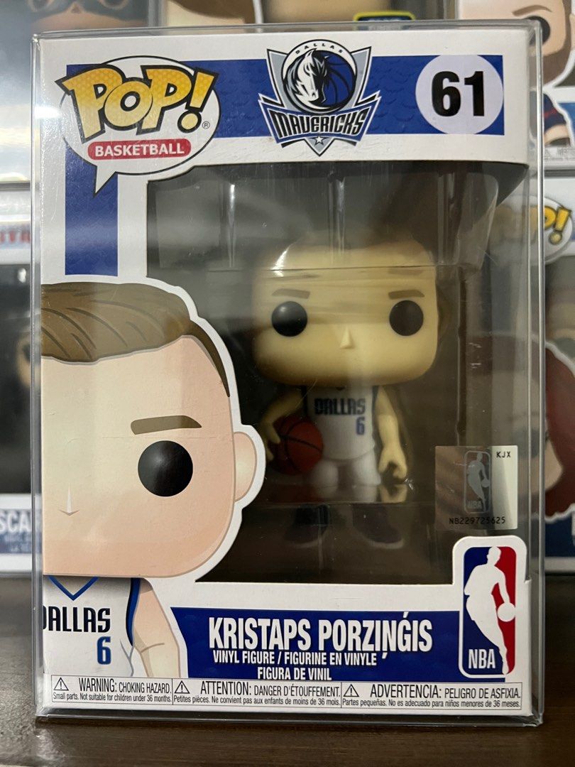 Funko Pop NBA Kristap Porzingis (Category: Designer & Blind Box Toys) located in San Juan City. Submitted by kmdriven34 (Listing ID 1226489177, Image 1). Description: 9-9.5/10 Includes soft protector Located at San Juan City Delivery fee to be shouldered by the buyer Cash only. No trades..