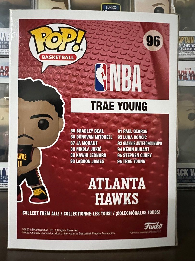 Funko Pop NBA Trae Young OG (Category: Designer & Blind Box Toys) located in San Juan City. Submitted by kmdriven34 (Listing ID 1226492735, Image 3). Description: 9-9.5/10 Includes soft protector Located at San Juan City, Pinaglabanan st. Delivery fee to be shouldered by the buyer Cash only. No trades..