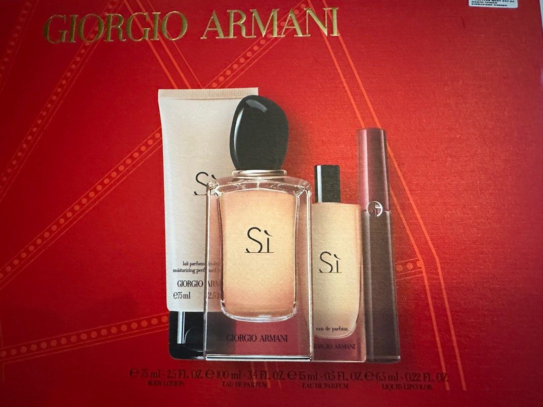 si armani eau de parfum 100ml
