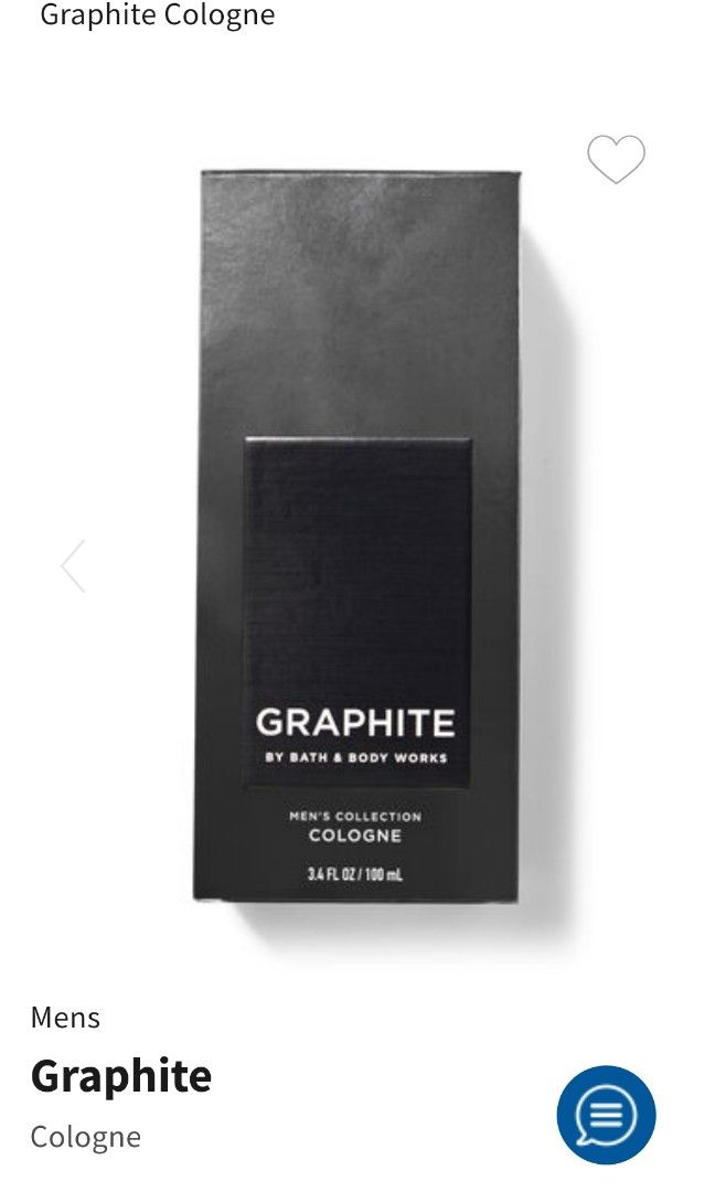 GRAPHITE men's cologne by bath and body works 100ml, Beauty & Personal