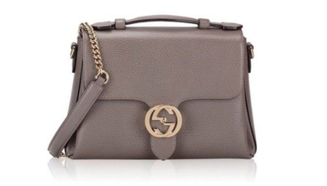 Gucci dollar calfskin clearance interlocking g shoulder bag
