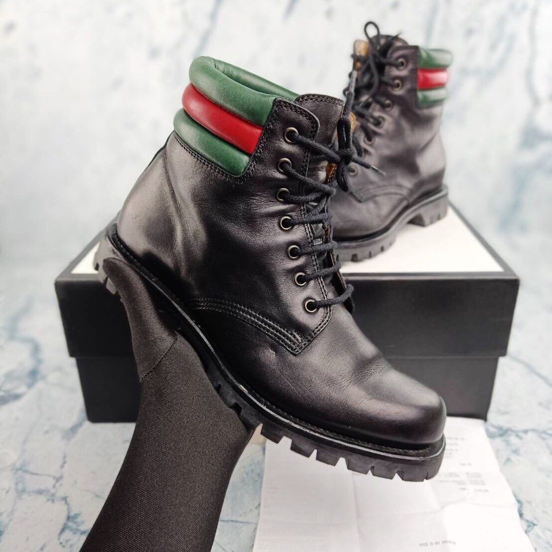 Sepatu boots gucci outlet