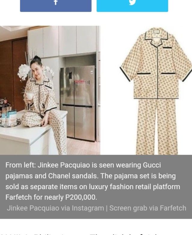 Gucci hot sale pajama set