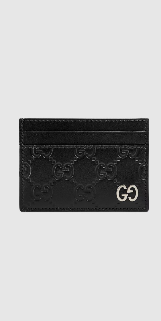 Gucci Signature card holder, Men's Fashion, Watches & Accessories