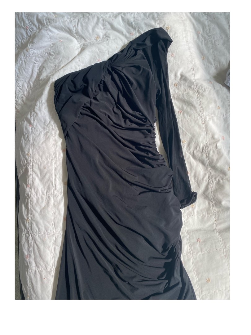 Halston heritage black gown sales