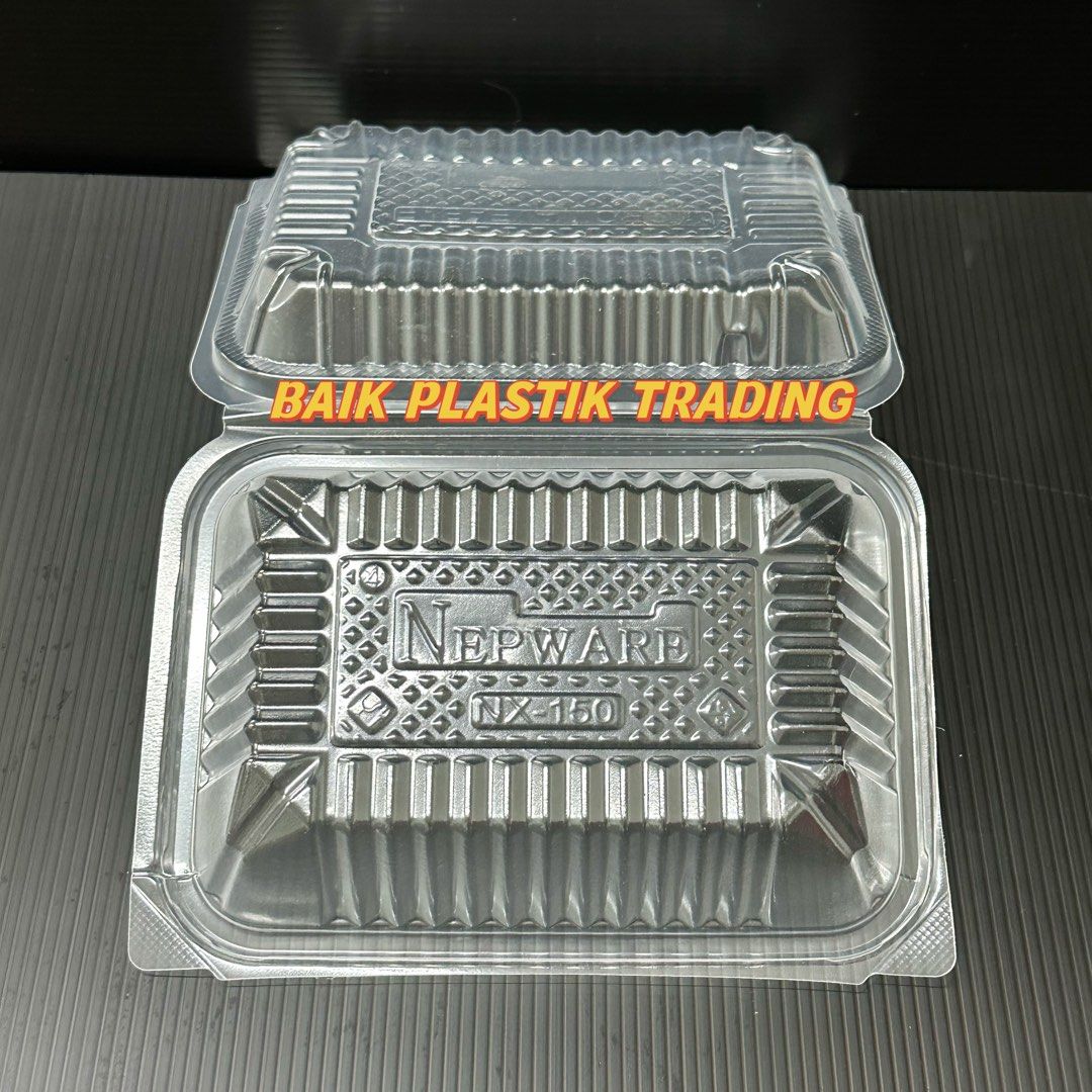 Harga Kilang ! Disposable Plastic Lunch Box BEKAS PLASTIK MAKANAN (size