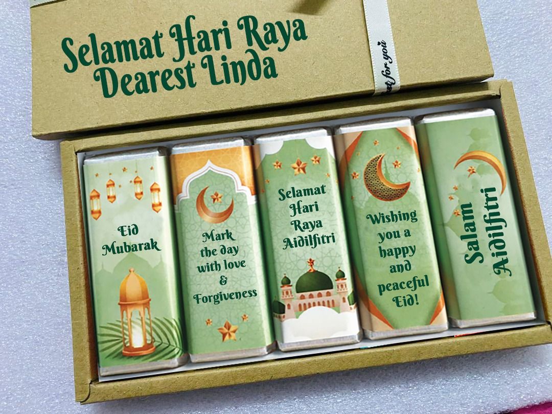 Hari Raya Aidilfitri Eid Mubarak Mini Gift Set Hamper Kit Kat ...