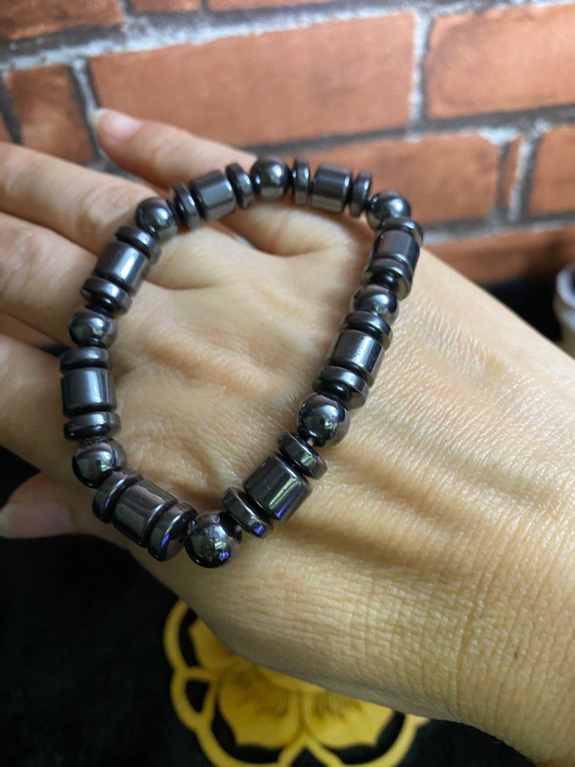 Real hematite new arrivals bracelet