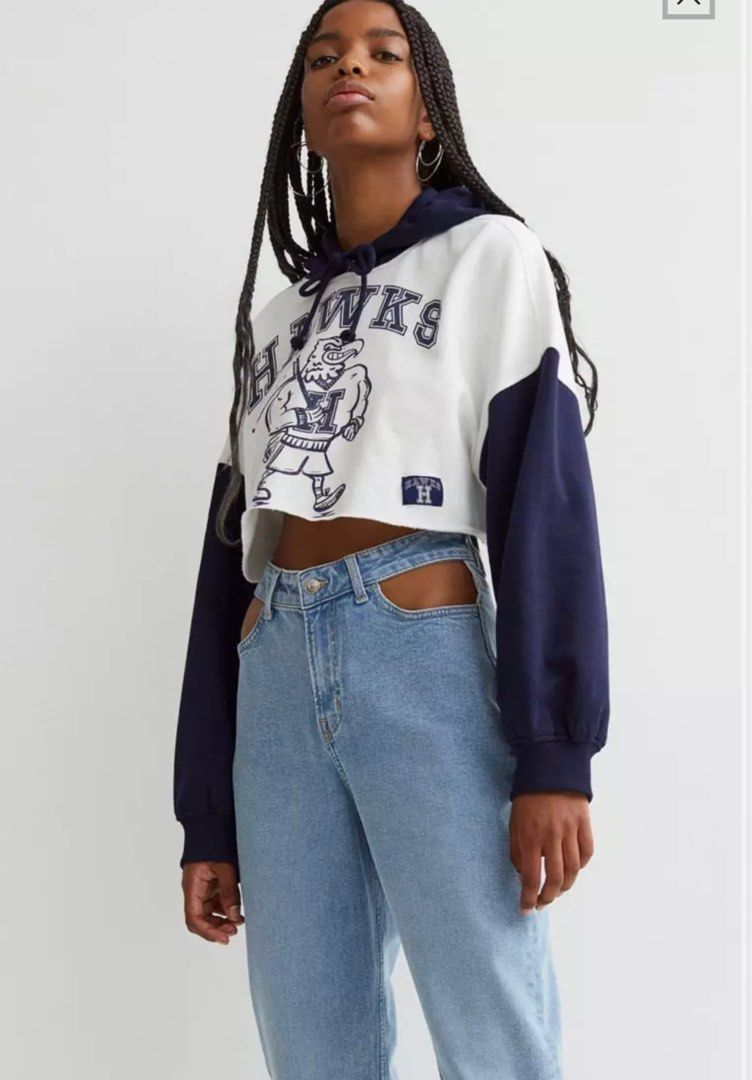 H & online m mom jeans