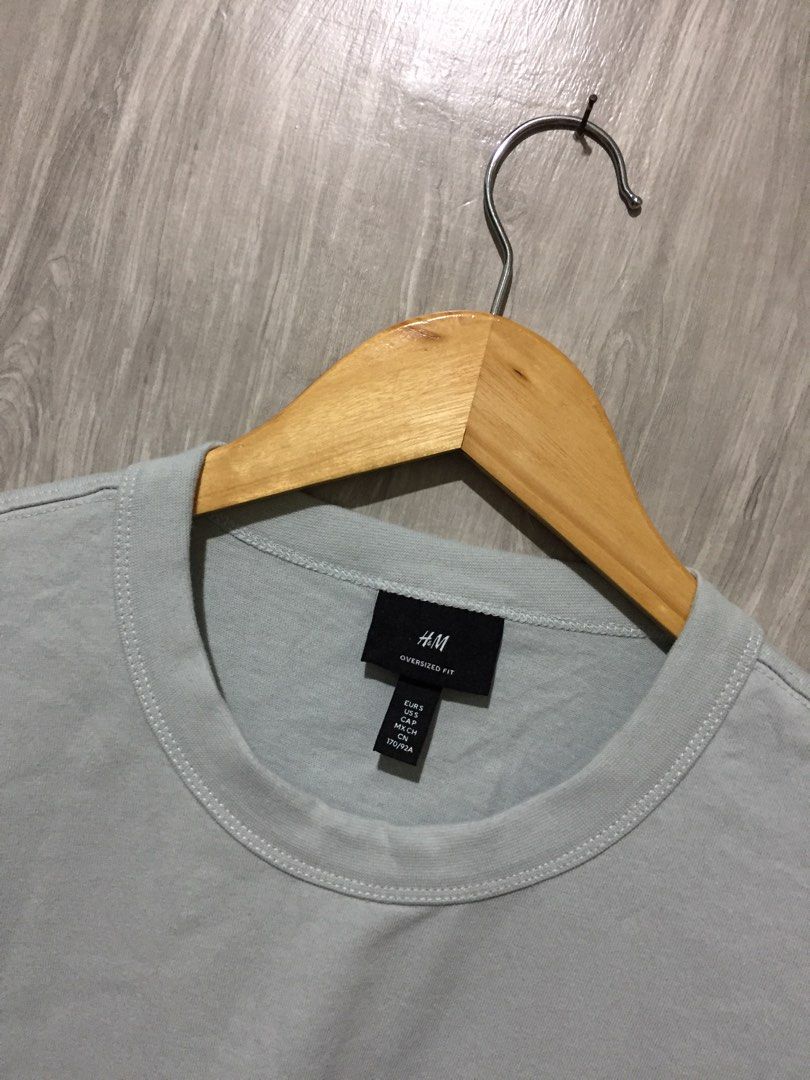 H M Pocket Tee Oversize Men s Fashion Tops Sets Tshirts