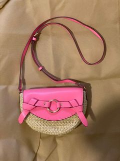 H&M Saddle Bag, Beige Pink