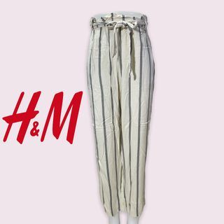 H&M Stripe BW Pants