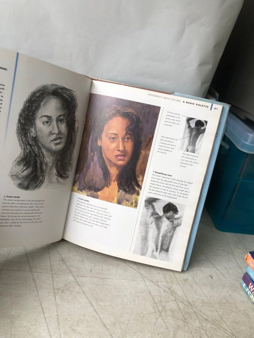 How to Paint Skin Tones by James Horton 1995 HB, Hobbies & Toys, Books