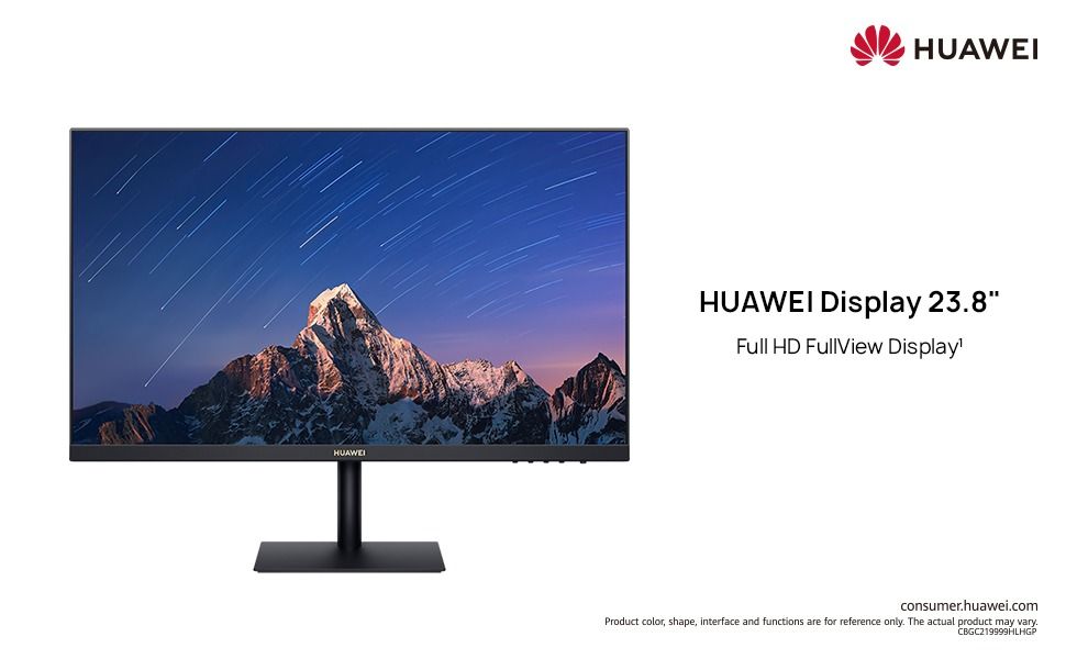 Huawei AD80HW Display 23.8-inch (1920 x 1080, IPS, 16:9) Black