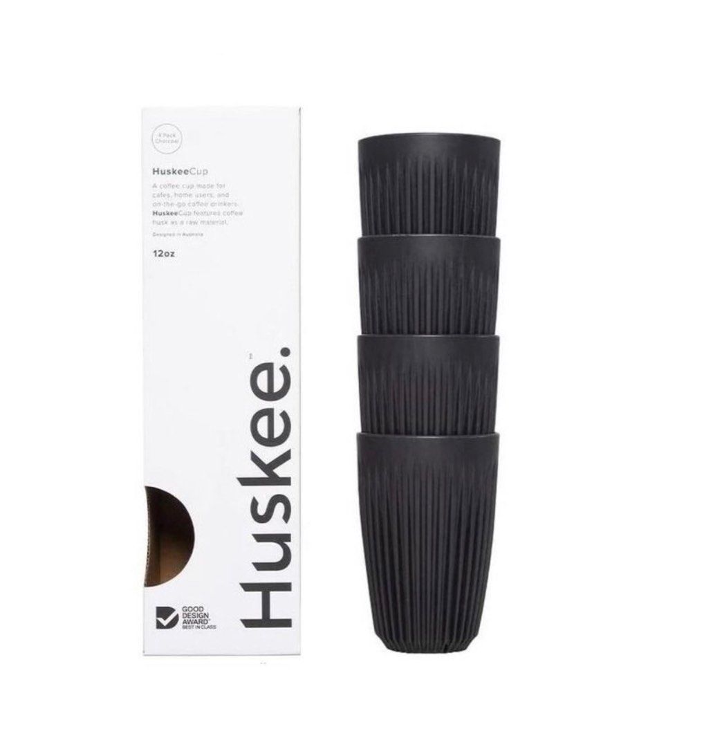 Huskee Cup reusable made from coffee husk 12oz 4cups, Furniture & Home Living, Kitchenware
