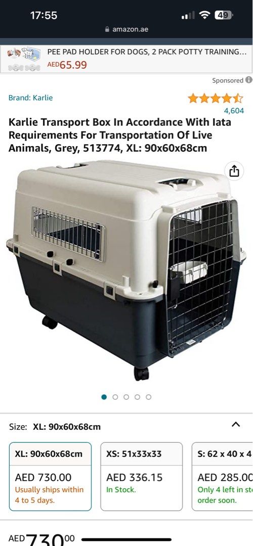 IATA Approved pet crate, Pet Supplies, Homes & Other Pet Accessories on