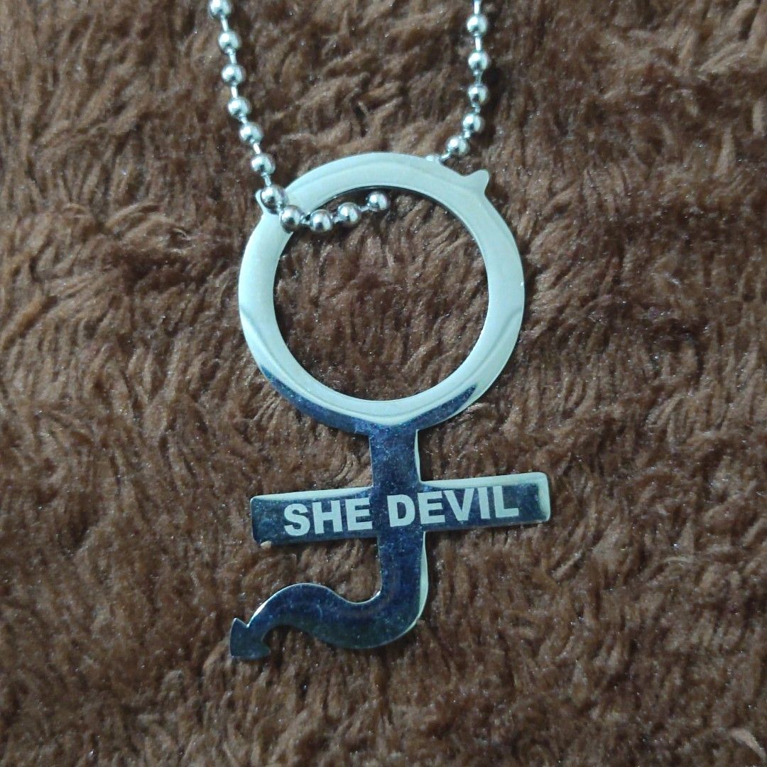 Igirl she store devil necklace