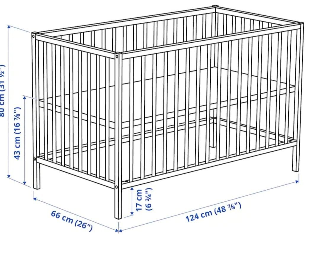 Ikea Baby Cot, Babies & Kids, Baby Nursery & Kids Furniture, Cots