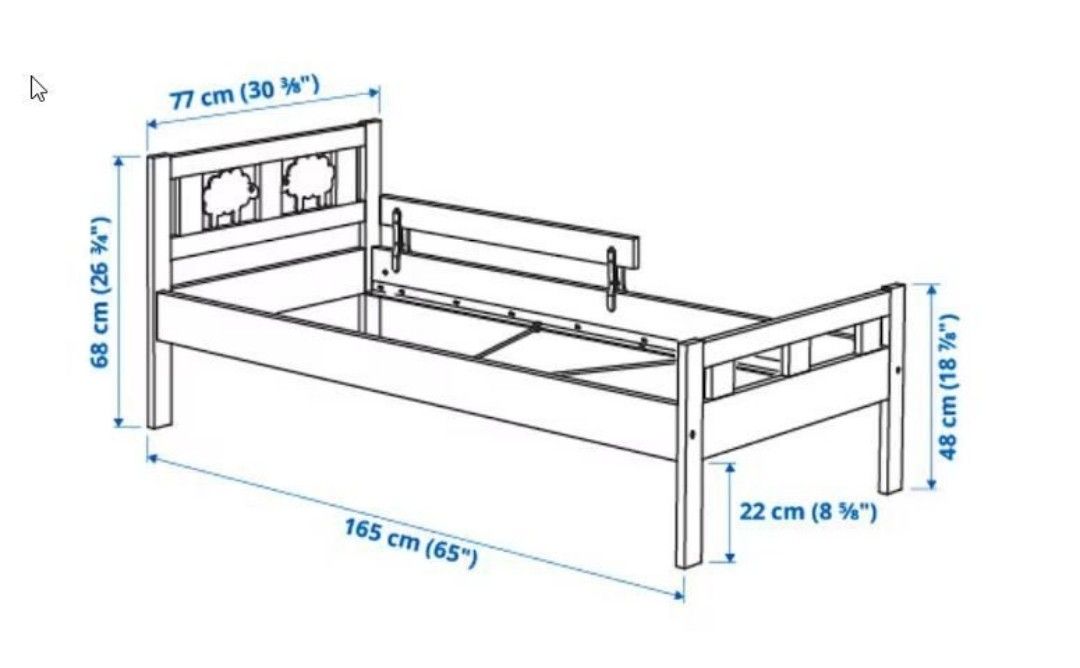 Ikea kids bed frame, Babies & Kids, Baby Nursery & Kids Furniture