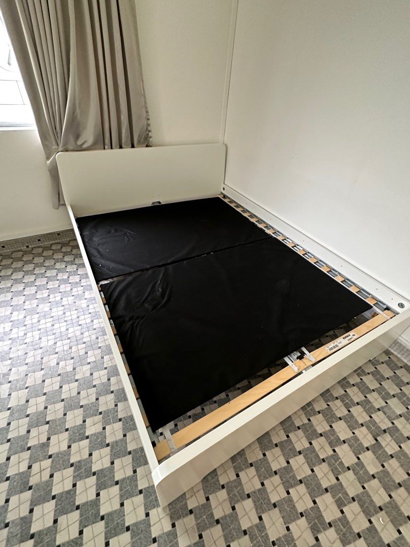 IKEA Queen Size Bed Frame, Furniture & Home Living, Furniture, Bed