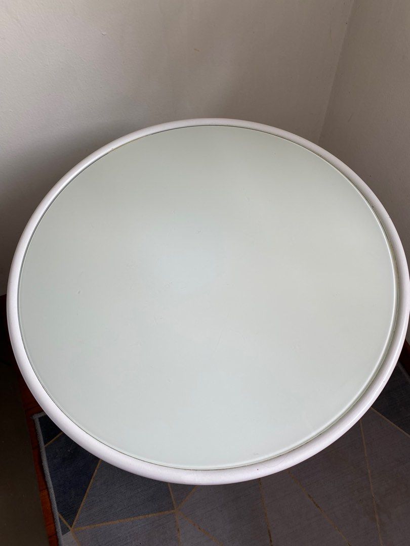 Ikea Round Glass Side Table, Furniture & Home Living, Furniture, Tables