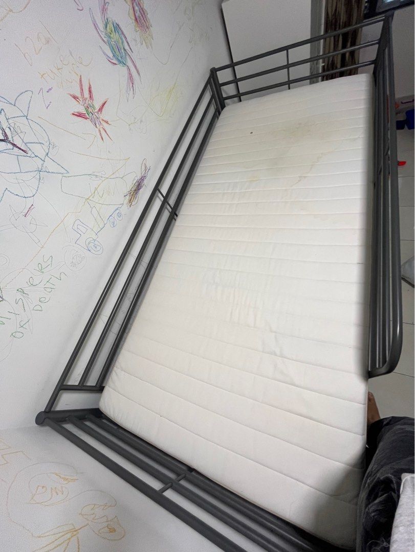 IKEA Svarta Bunk Bed, Furniture & Home Living, Furniture, Bed Frames