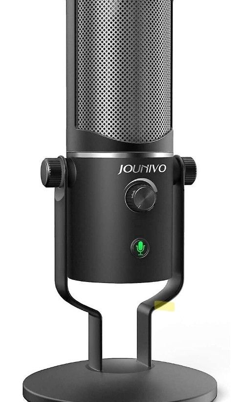 JOUNIVO Podcast Microphone USB Consender Recording Computer