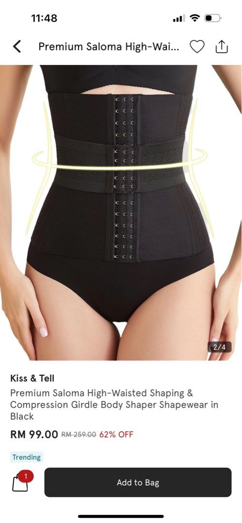 Kiss & Tell Premium Saloma High-Waisted Shaping & Compression