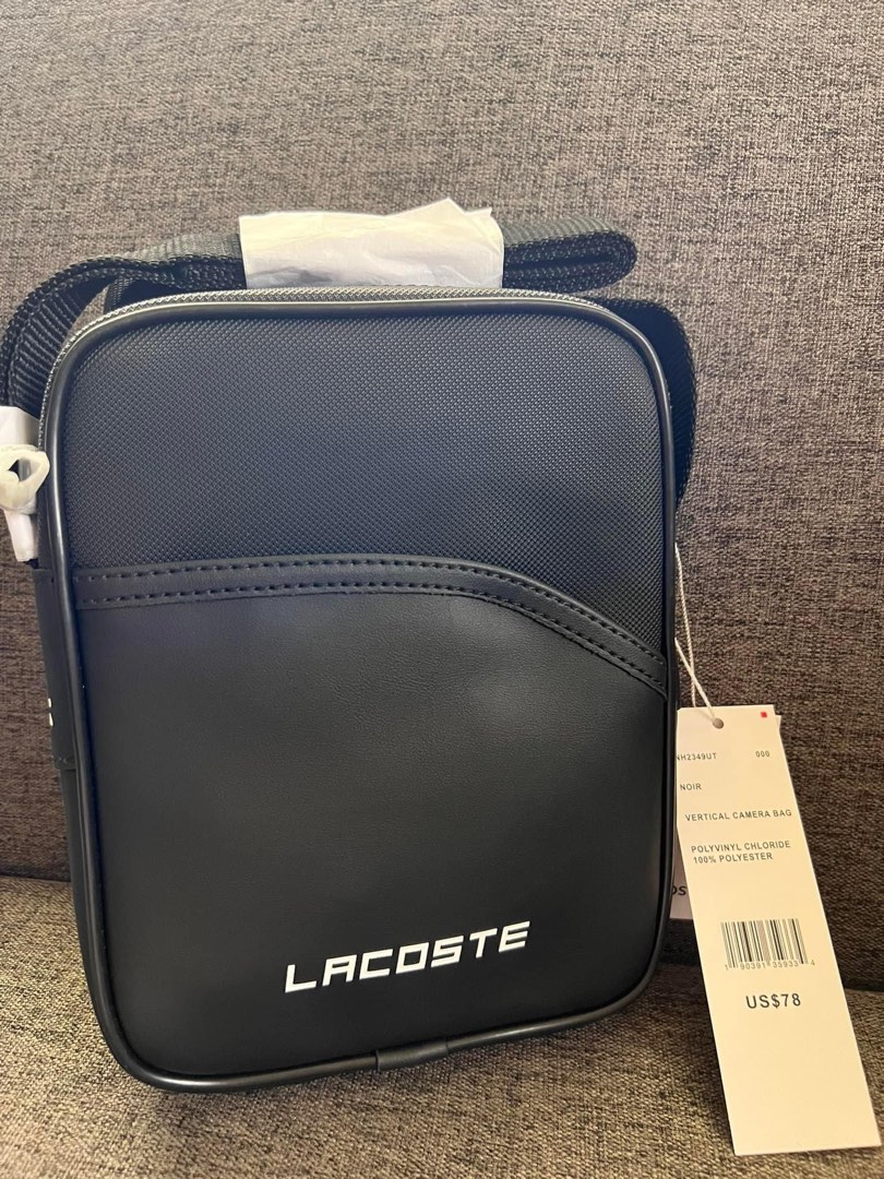 Lacoste Ultimum Vertical Camera Bag Men s Fashion Bags Sling