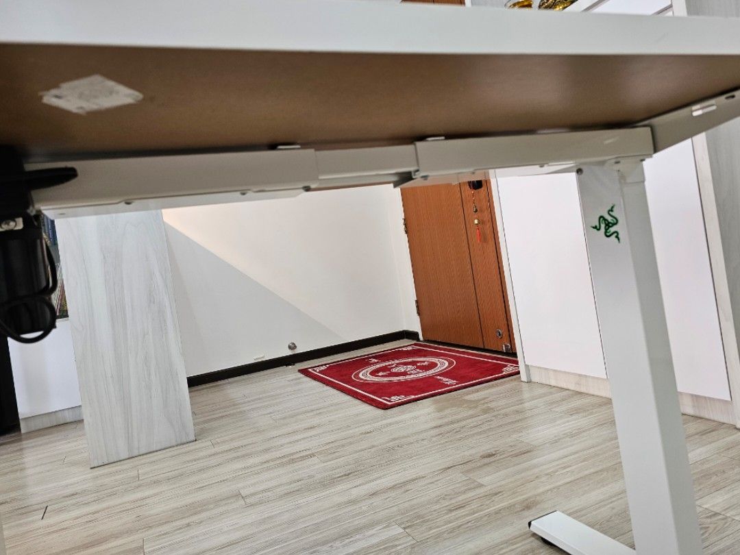 Locktek Ergonomic Table 100cm x 600cm table top, Furniture & Home ...